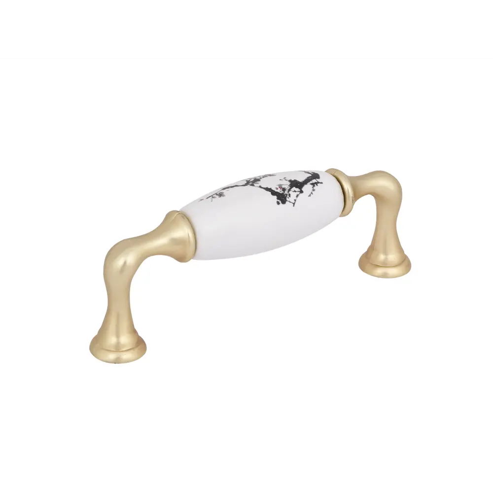 86899816 Ручка-скоба мебельная Casalingo ЦАМ 96 мм цвет матовое золото STLM-1006702 PALLADIUM 