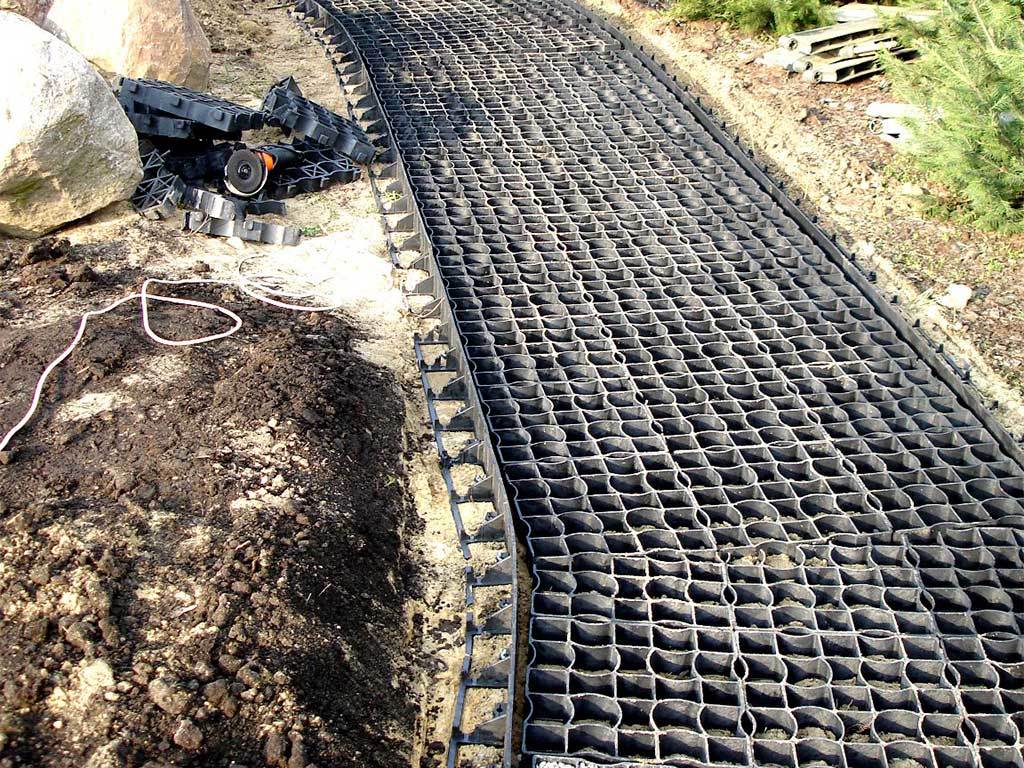 Пластиковый бордюр 58 мм, длина 1 м ГеоПластБорд GPBST-51 - Вид №12