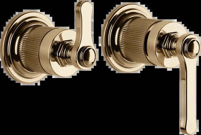 Смеситель для душа 65038 735 Gessi Venti20 ТЕПЛАЯ БРОНЗА PVD