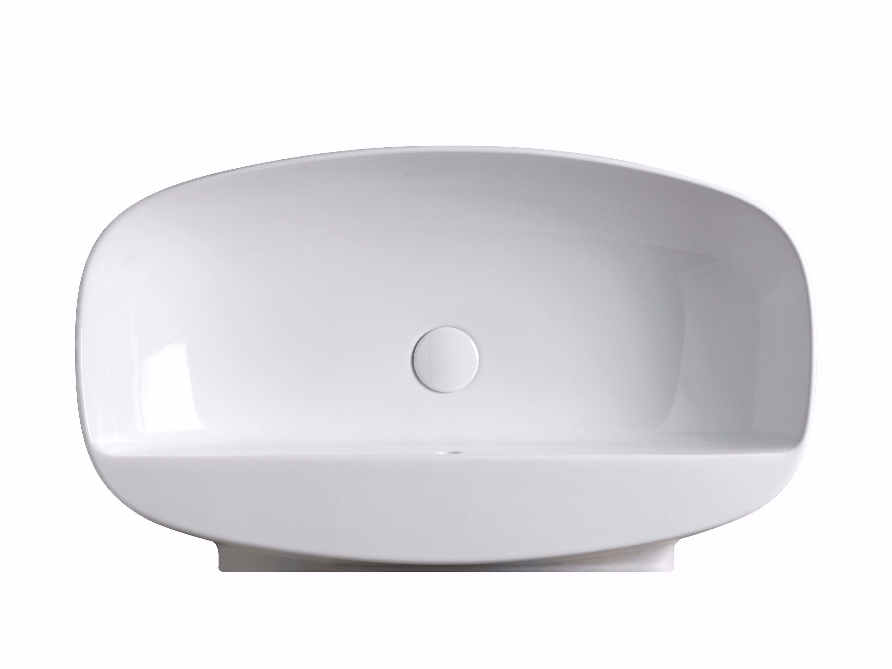 Керамическая овальная подвесная раковина Ceramica Flaminia обнаженная ARCH-00116423 - Вид №17