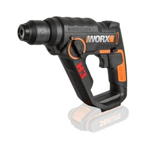 Перфоратор аккумуляторный SDS-plus Worx WX 390.9, 20 В Li-ion, 1.2 Дж, без АКБ