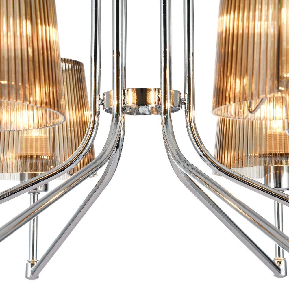 Потолочная люстра Freya Christina FR5050-CL-06-CH FREYA CHRISTINA GREY 184154 Серый  - Вид №1