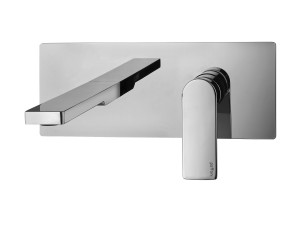 Настенный смеситель для раковины с 2 отверстиями