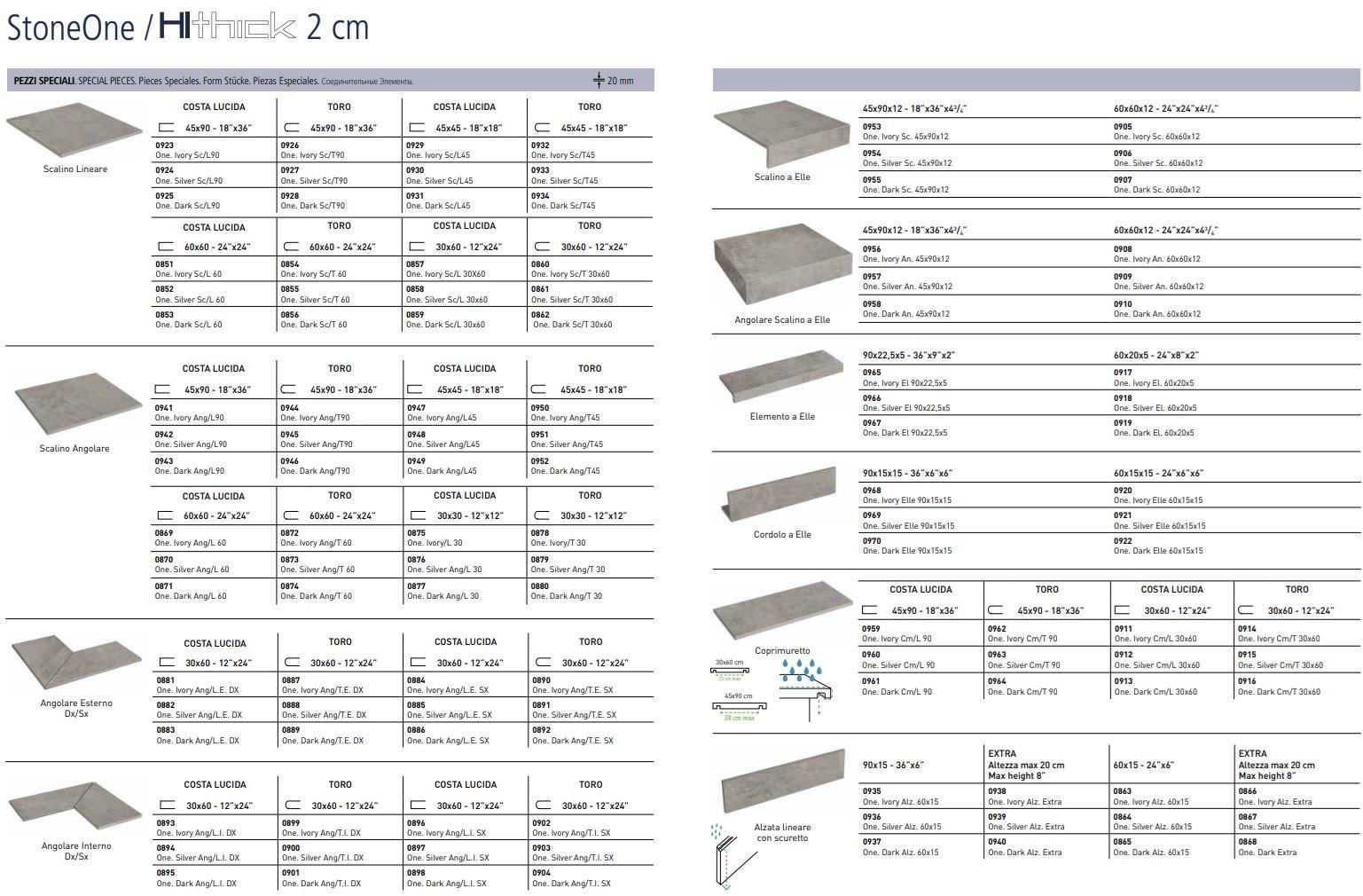 Marca Corona Пол из керамогранита под камень Stoneone sun-id-1452276 - Вид №10