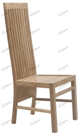 Il Giardino di Legno Садовый стул из тикового дерева с высокой спинкой Ratio Rati0319