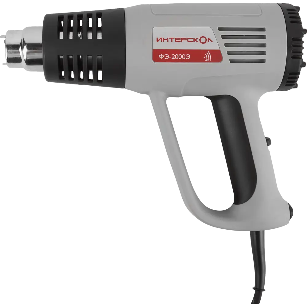 Технический фен Интерскол ФЭ-2000Э с регулировкой температуры 60-600°С 12276450 STLM-0001877 - Вид №5