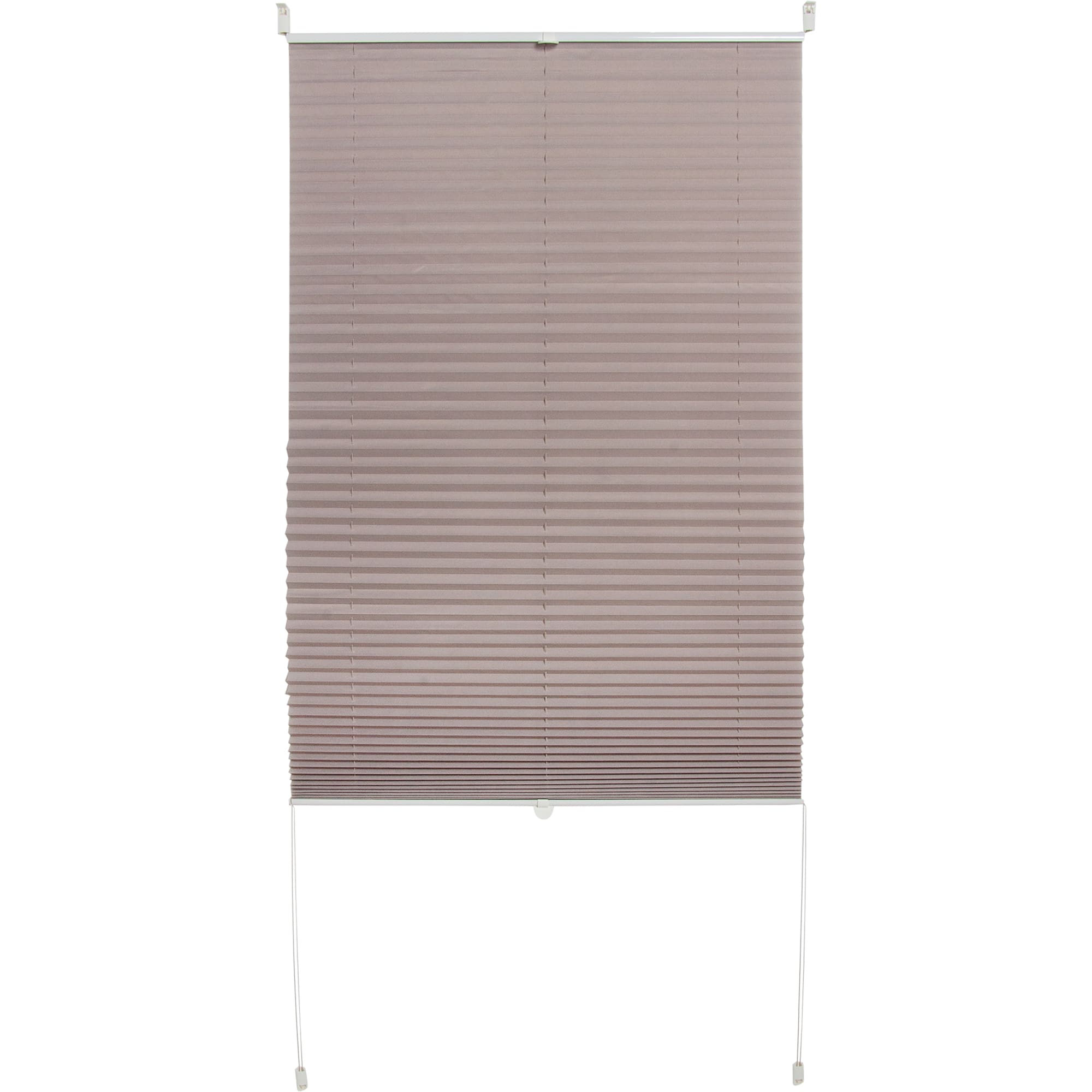 82057291 Штора плиссе «Плайн», 70х160 см, текстиль, цвет серый Santreyd  - Вид №1