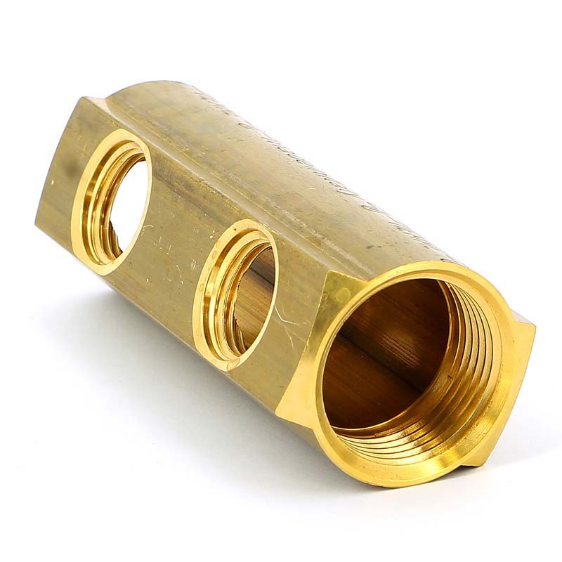 Коллектор ВВ 1" магистральный TIEMME 2 выхода 1/2"В 50мм 1970011 - Вид №4