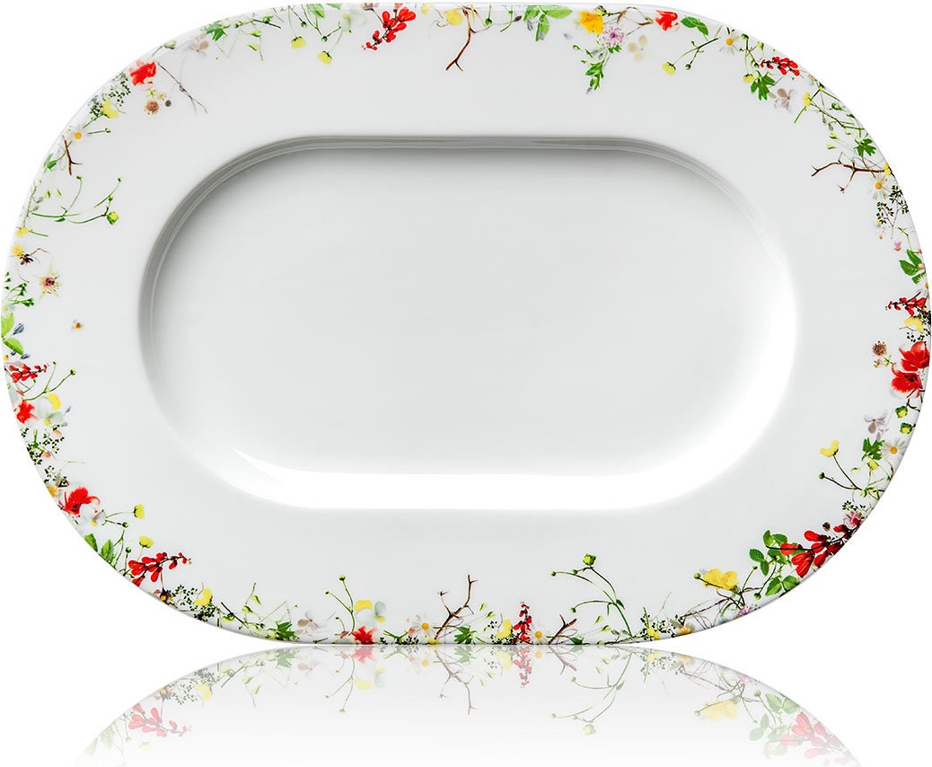 10561832 Rosenthal Блюдо овальное Rosenthal Дикие цветы 41см, фарфор Фарфор 