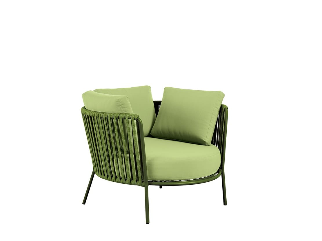 Тканевое садовое кресло с подлокотниками Vermobil Daisy Rope ARCH-00146946 - Вид №5