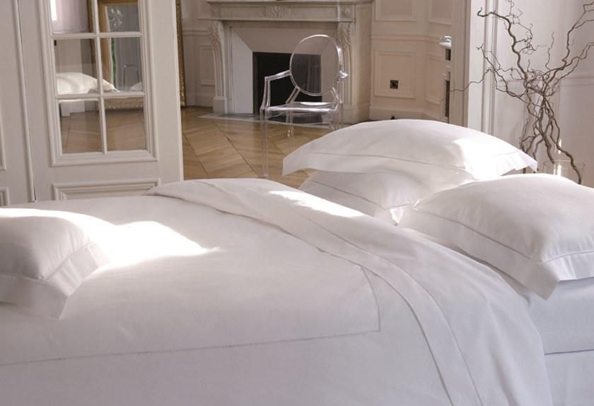 Alexandre Turpault Согласованная однотонная кровать из хлопка и льна Venise sun-id-1403695 - Вид №1