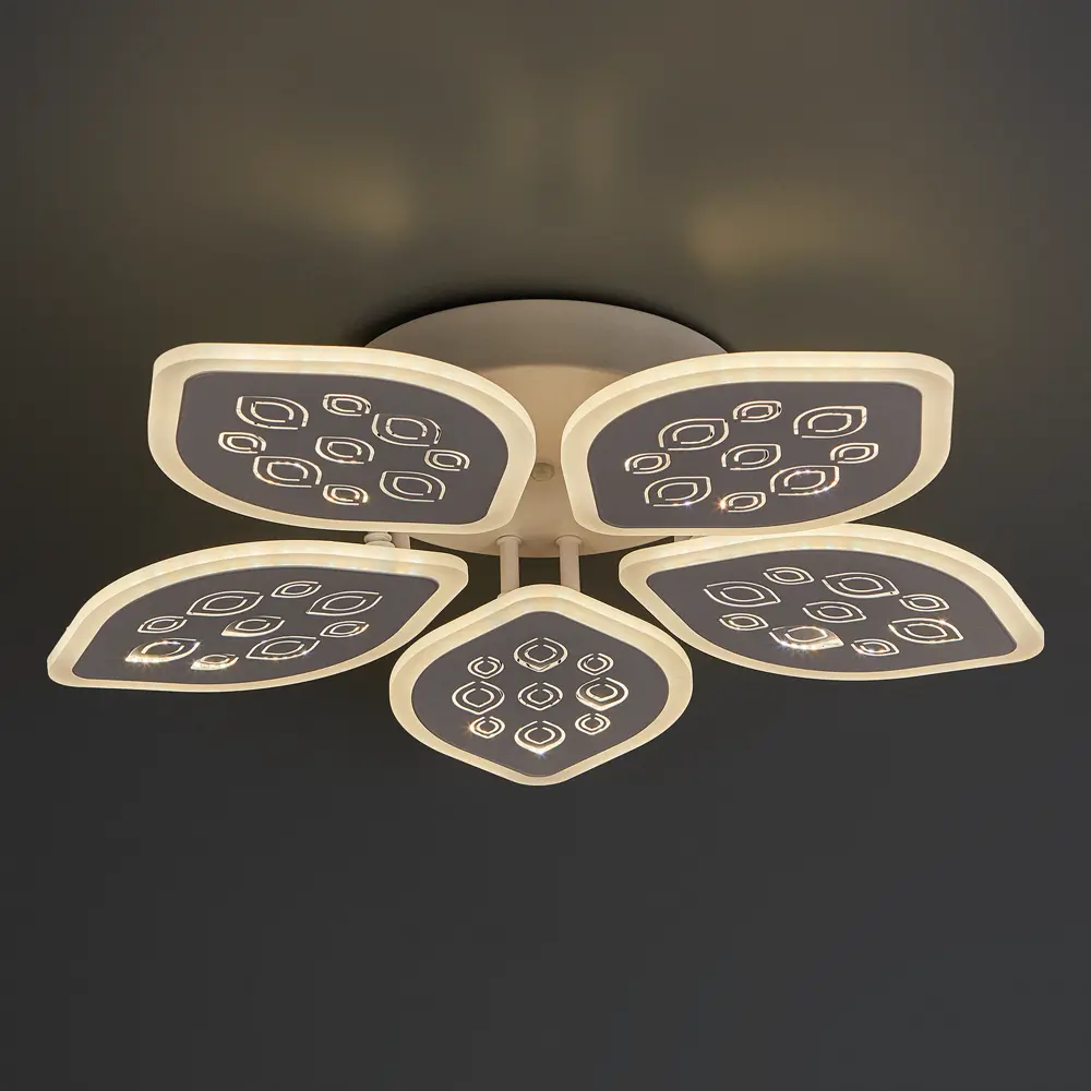 Люстра потолочная светодиодная Escada 10278/5 цвет белый STLM-2000892 - Вид №1