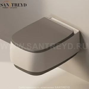 FG118G1019SP Подвесной унитаз настенный Серый Ceramica Flaminia Flag Италия