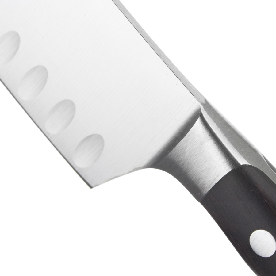 Нож кухонный японский «Шеф» Ikon с углублением на кромке, 17 см WUESTHOF W4976WUS - Вид №3