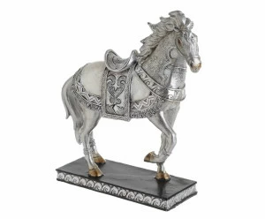 Статуэтка серебристая "Лошадь" TO4ROOMS ЛОШАДЬ, ЖИВОТНЫЕ 212622 Серебро