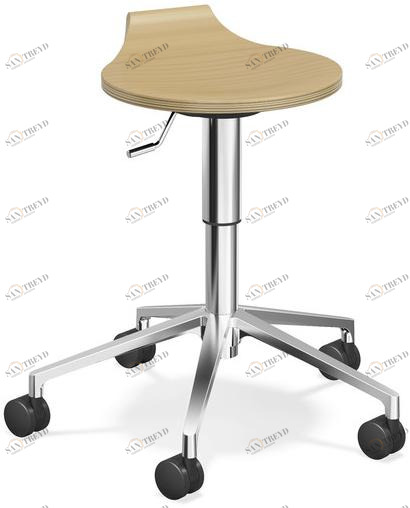 Casala Табурет деревянный на колесиках Ravelle v 1556-05