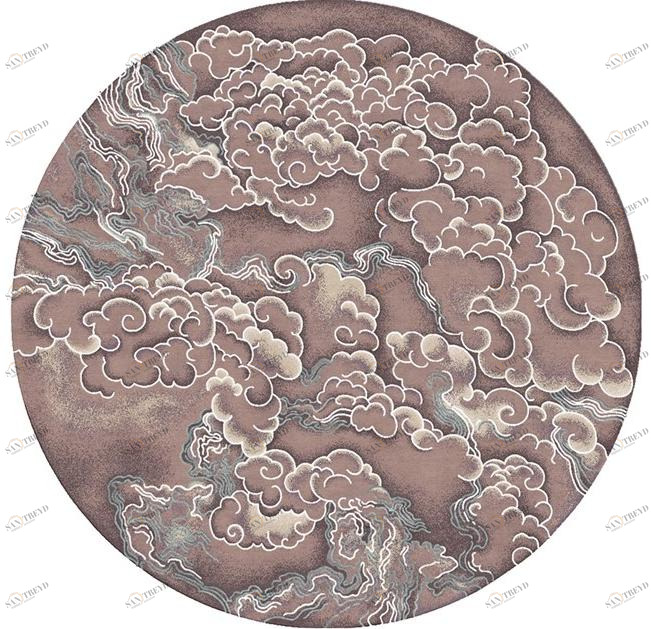 Tapis Rouge Круглый ковер ручной работы Chinoiserie Tr1396