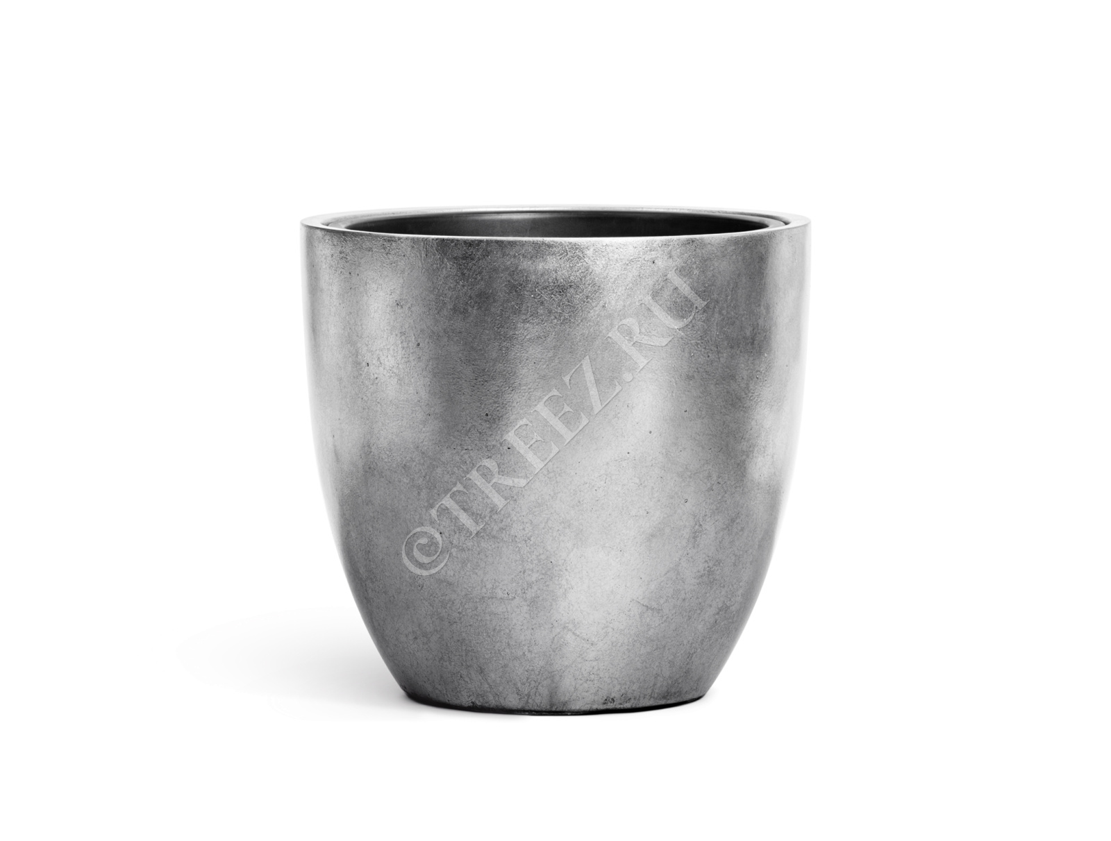 41.3320-04-031-SLV-50 Кашпо  Effectory - серия Metal - Округлый конус - Серебро Цветочная коллекция  - Вид №1