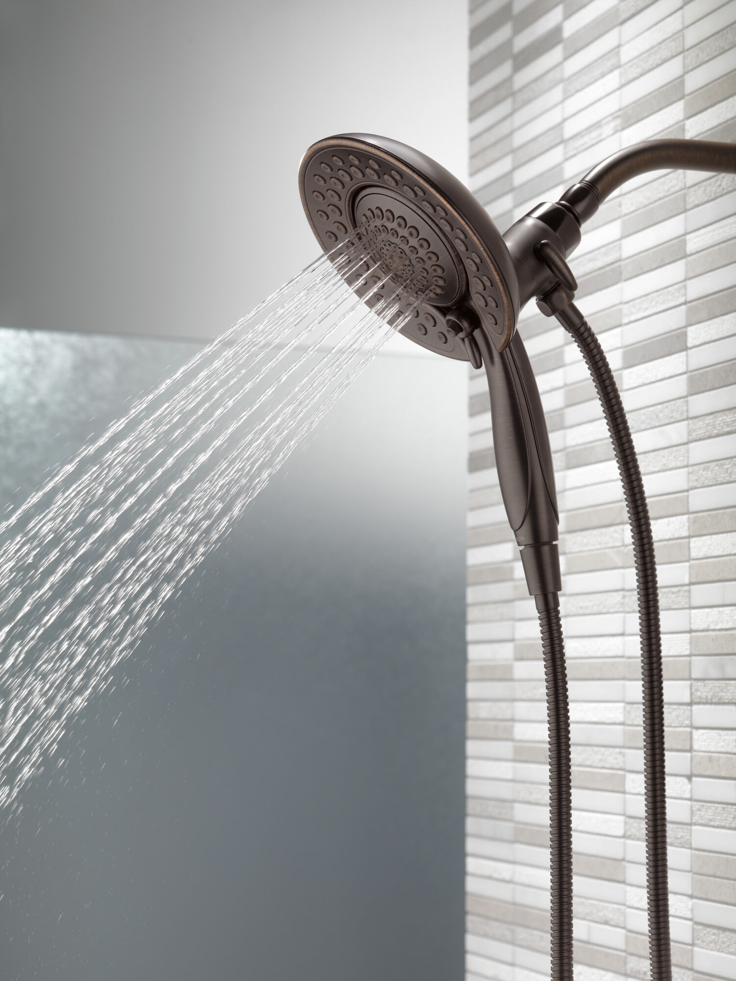 58569-RB25-PK In2ition HSSH 2,5 галлона в минуту с 5 настройками Delta Faucet Universal Showering Венецианская бронза  - Вид №6