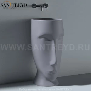 474089 Напольная раковина стоящая круглая Kerasan Artwork
