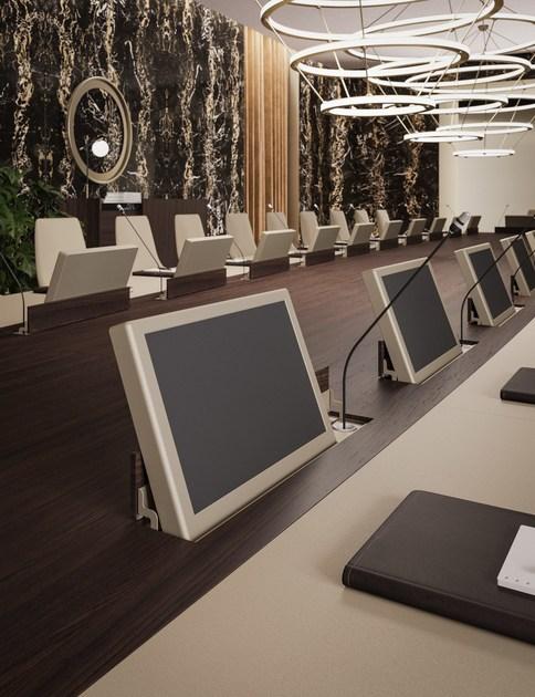 PROF Овальный стол для совещаний из дерева Bespoke conference tables sun-id-1485459 - Вид №3