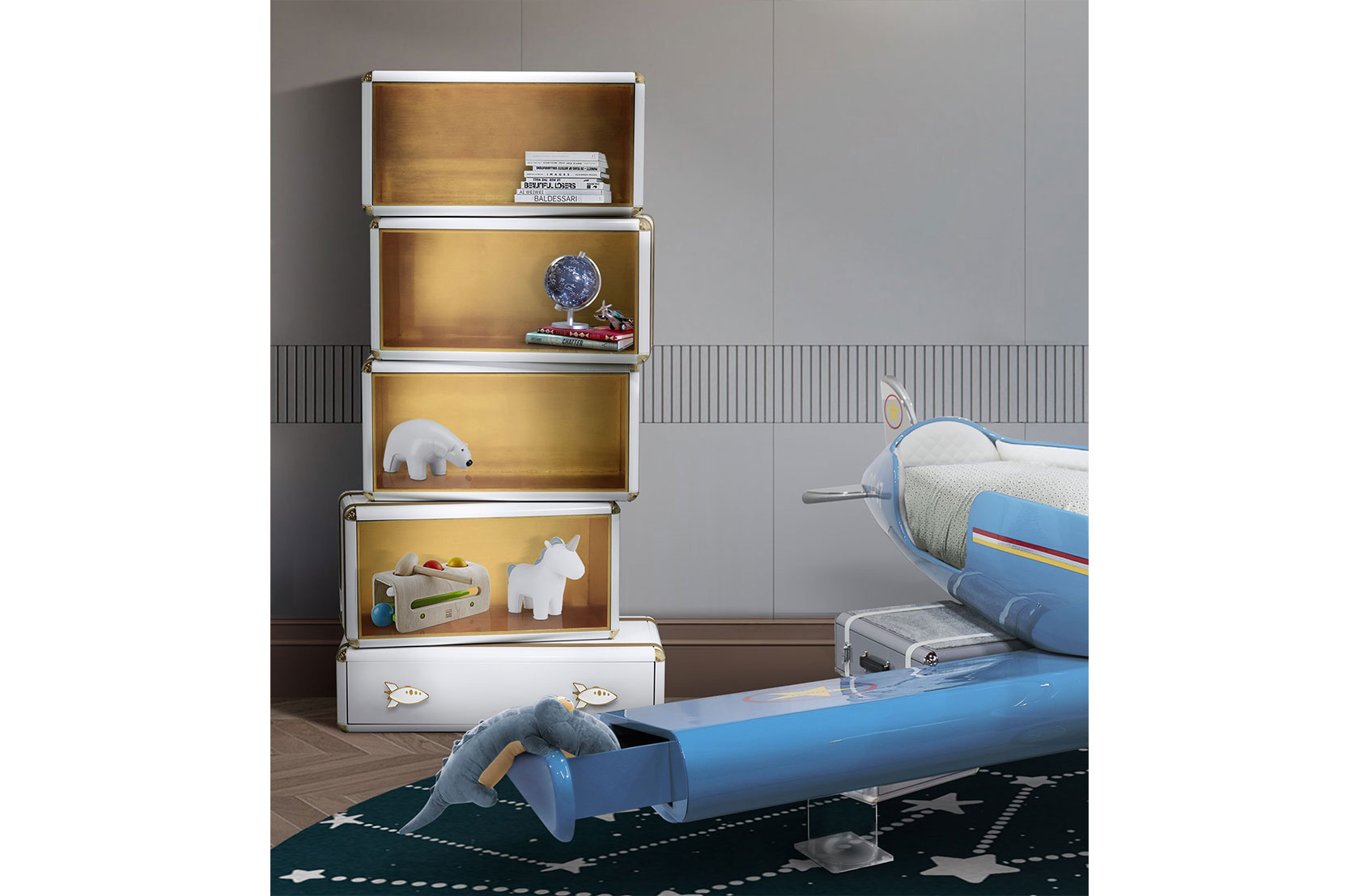 CIST817 Книжный шкаф в детскую Фэнтези Эйр Circu  - Вид №16