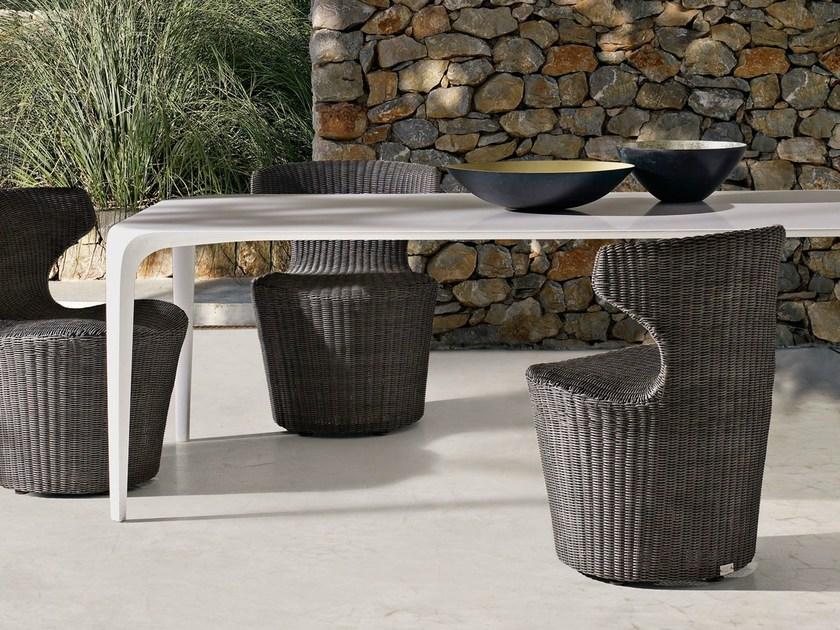 B&B Italia Outdoor Прямоугольный садовый стол из cristalplant® Link outdoor sun-id-1347099 - Вид №1