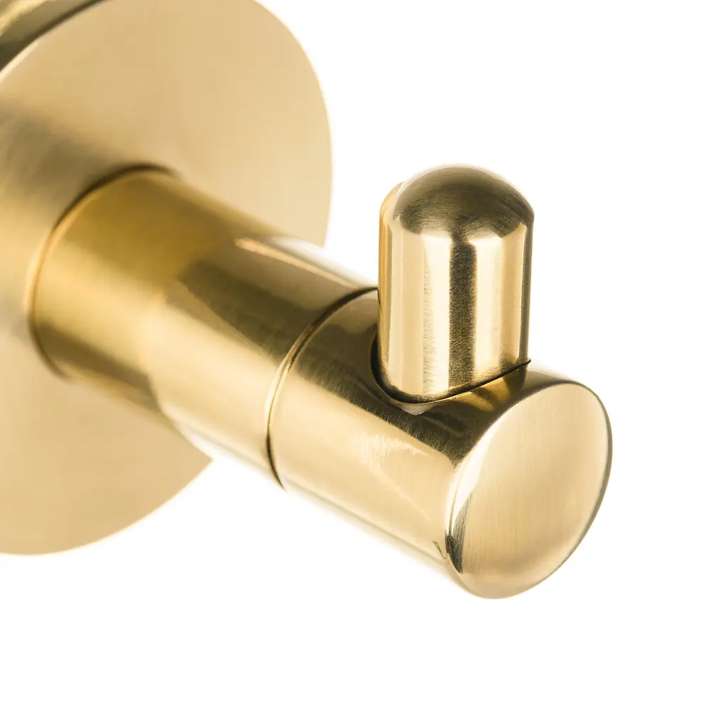 Крючок для ванной Moroshka Oro Nero металл цвет золотой STLM-2086398 - Вид №1