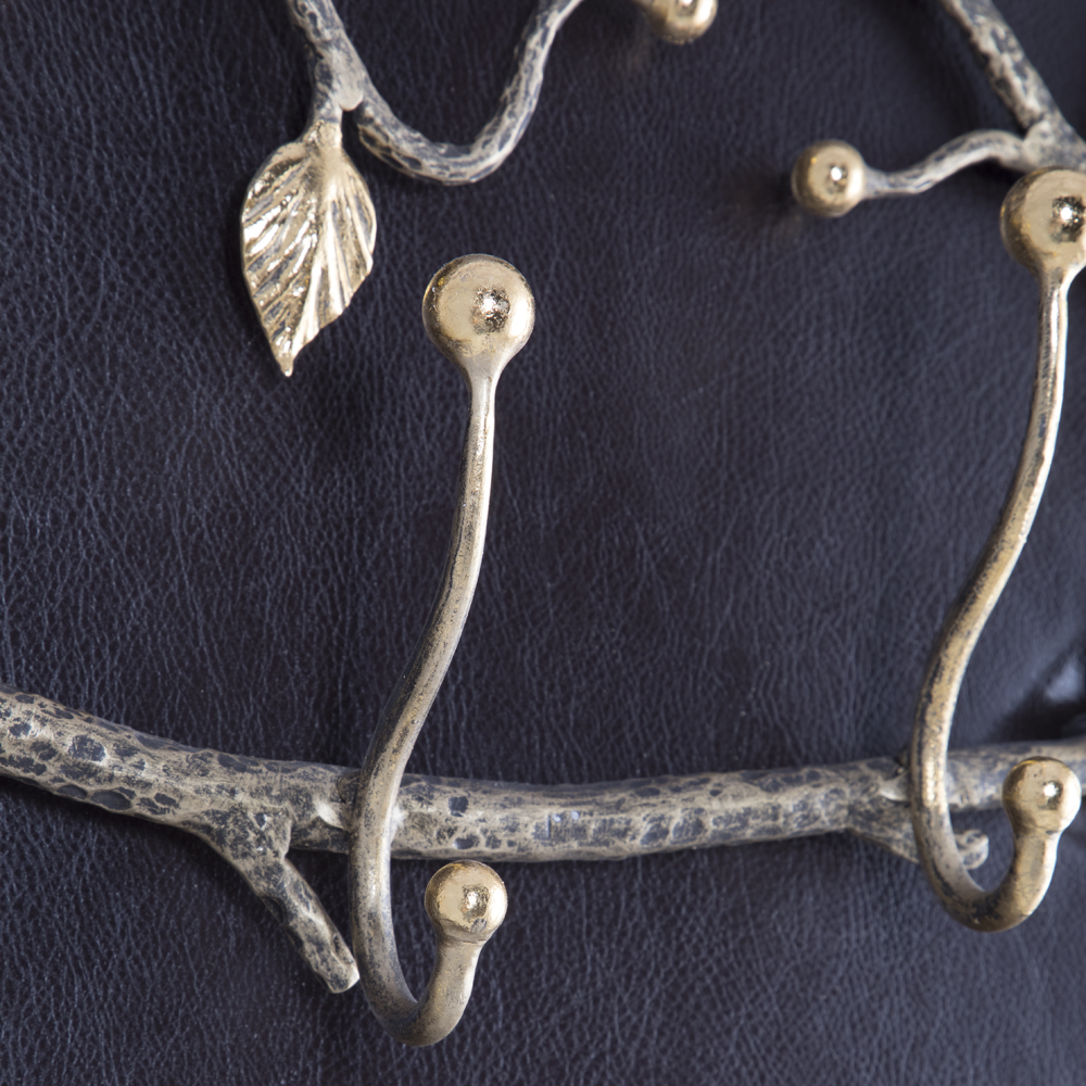 15011,14079 Настенная прихожая Терра Каштан с зеркалом BOGACHO 4627196590427, 4627196590441 - Вид №5