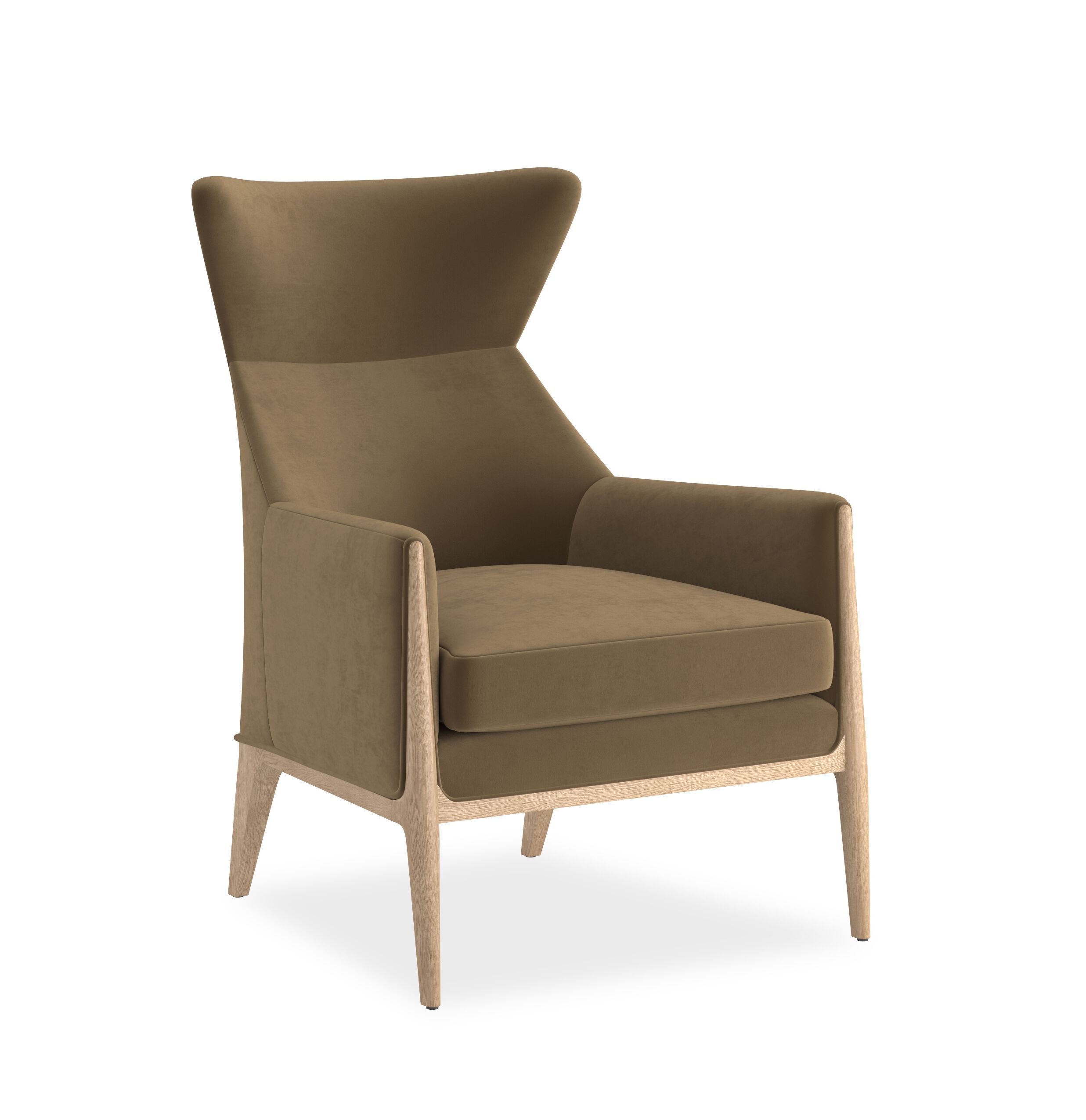 Бархатное кресло с подлокотниками Caracole BOUNDLESS ARCH-00061961 - Вид №21