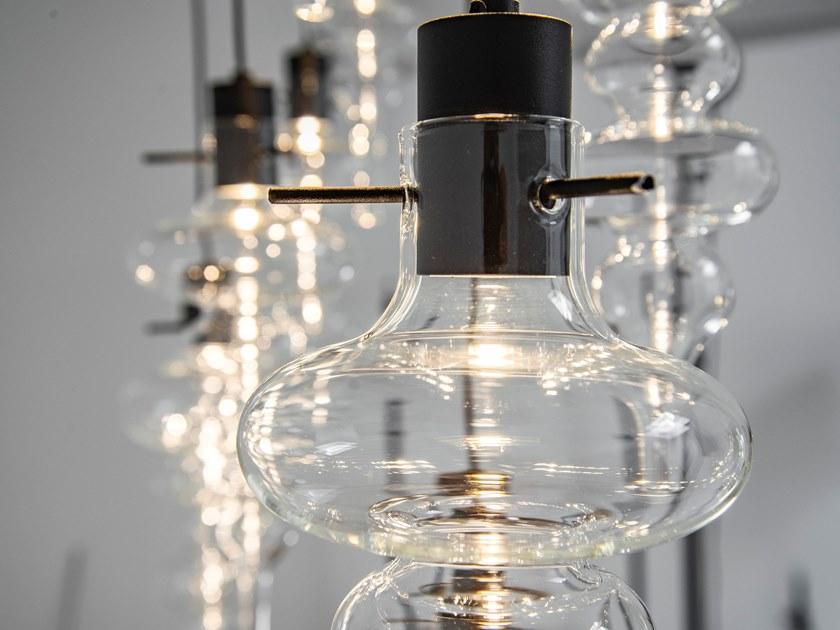 ILFARI Стеклянный подвесной светильник прямого света в современном стиле Reflexx 14370 - Вид №1