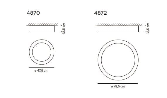 Алюминиевый и деревянный светодиодный потолочный светильник Vibia ARCH-00151519 - Вид №8