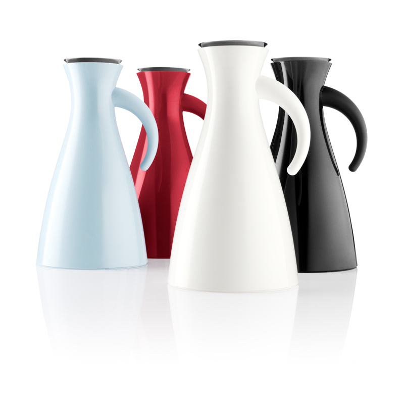 EVA SOLO 502804 Термокувшин Vacuum, 1 л, высокий, тёмно-синий Пластик, боросиликатное стекло, силикон  - Вид №3