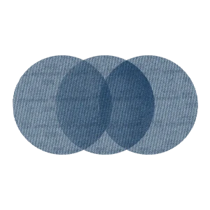 Шлифовальный круг Vetonit P180 225 мм для финишной обработки, 3 шт 89426776