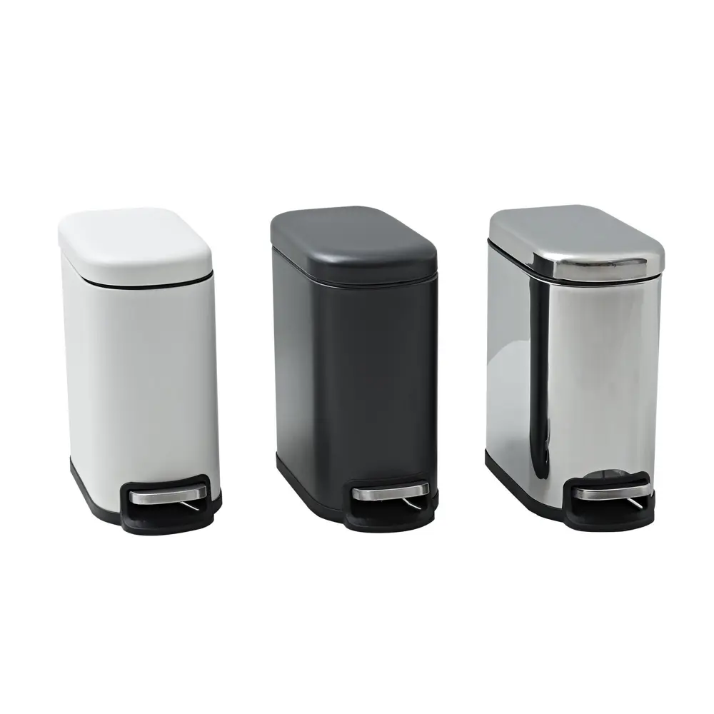 Контейнер для мусора Sensea Remix Slim 5 л цвет чёрный STLM-2076312 - Вид №10