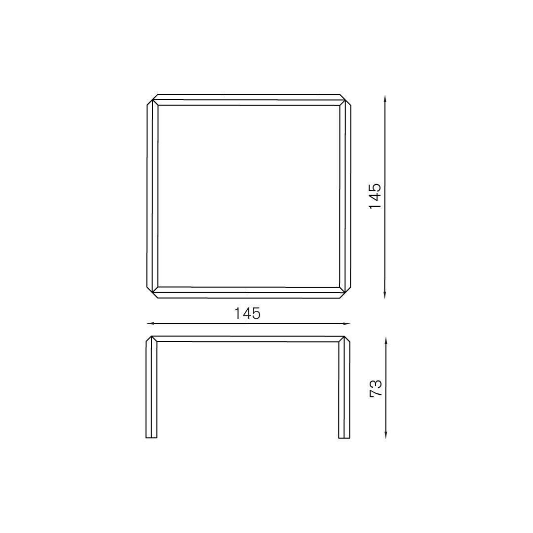 Алюминиевый стол BALERI ITALIA T-образный стол ARCH-00080070 - Вид №17
