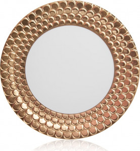 10591848 L’Objet Тарелка обеденная 27см "Эгейская" (золотой декор) п/к Фарфор