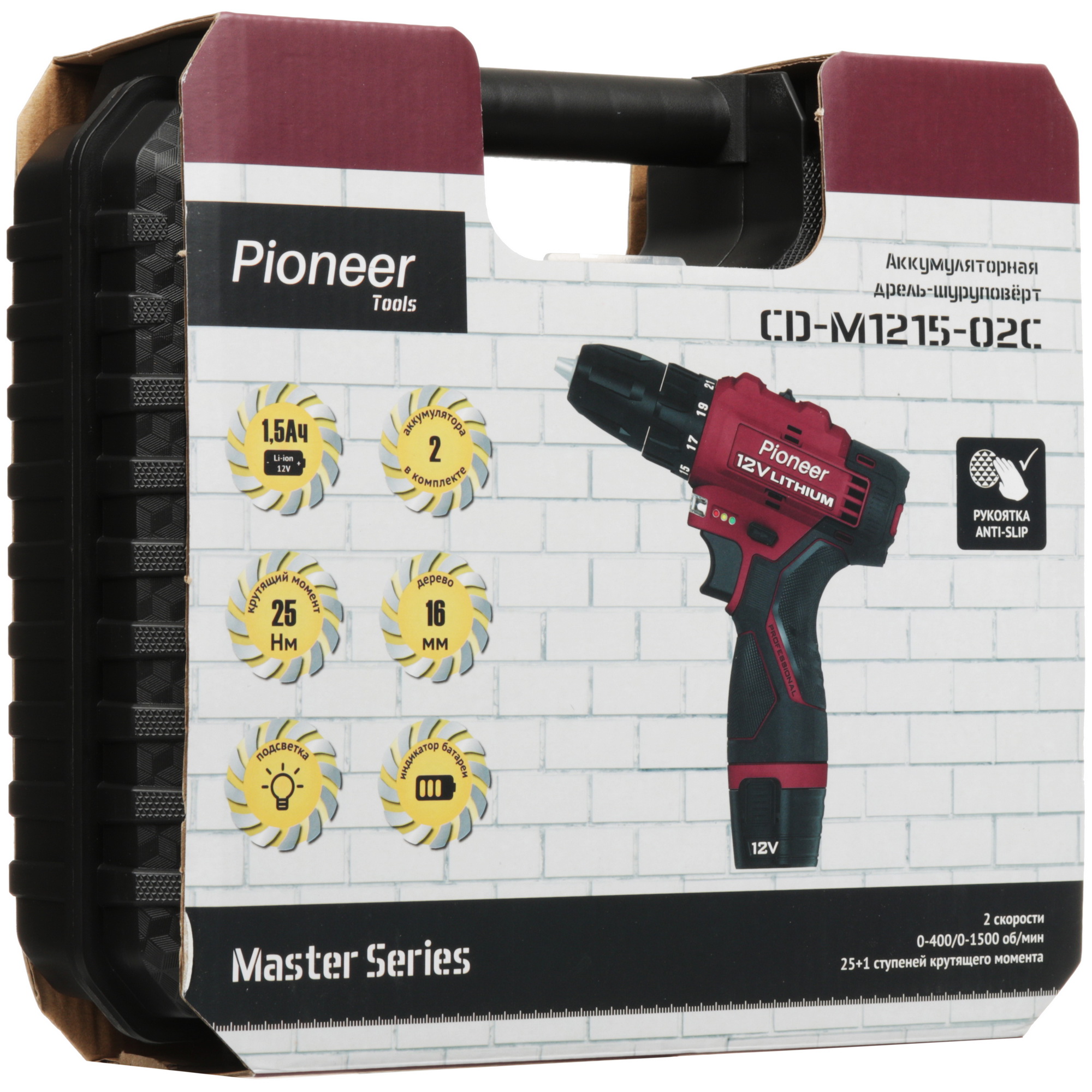 Дрель-шуруповерт Pioneer CD-M1215-02C 9297409 STDN-0121507 - Вид №12