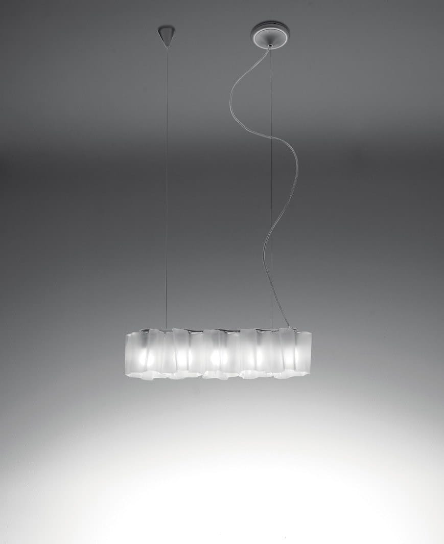 Выдувное стекло светодиодный подвесной светильник Artemide LOGICO 3 IN LINEA ARCH-00149707