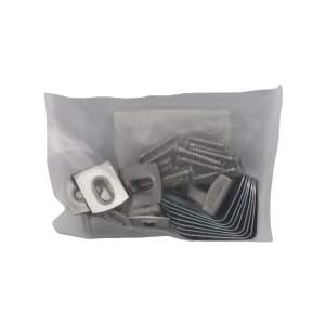 Клипса для террасной доски CM №7 сталь цвет хром 10 шт.