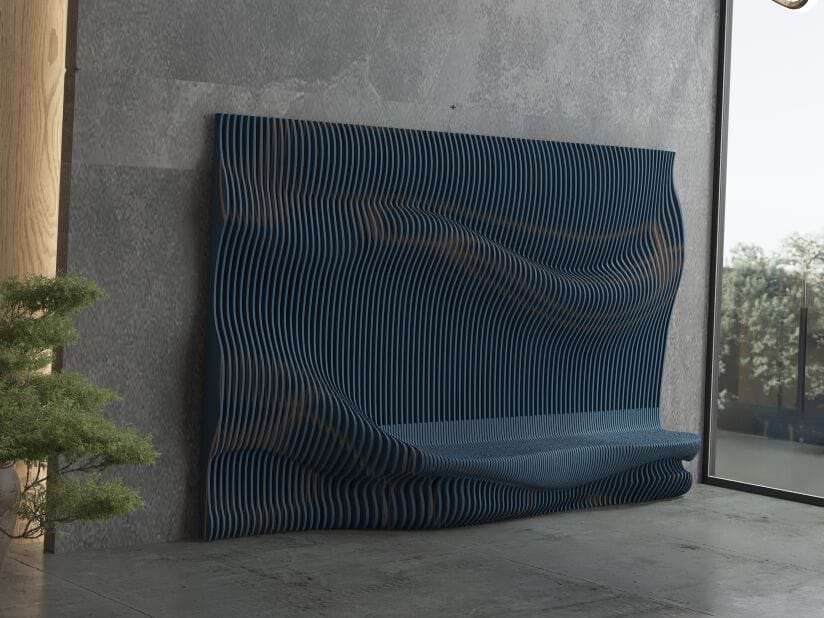 Параметрическая стеновая панель MYWOODREAM RESTY ARCH-00073857 - Вид №2