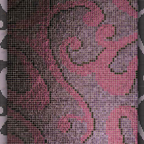 МОЗАИКА ИЗ СТЕКЛА MZ-06 PURPLE ALMA ПАННО 15 MZ06PURPLE