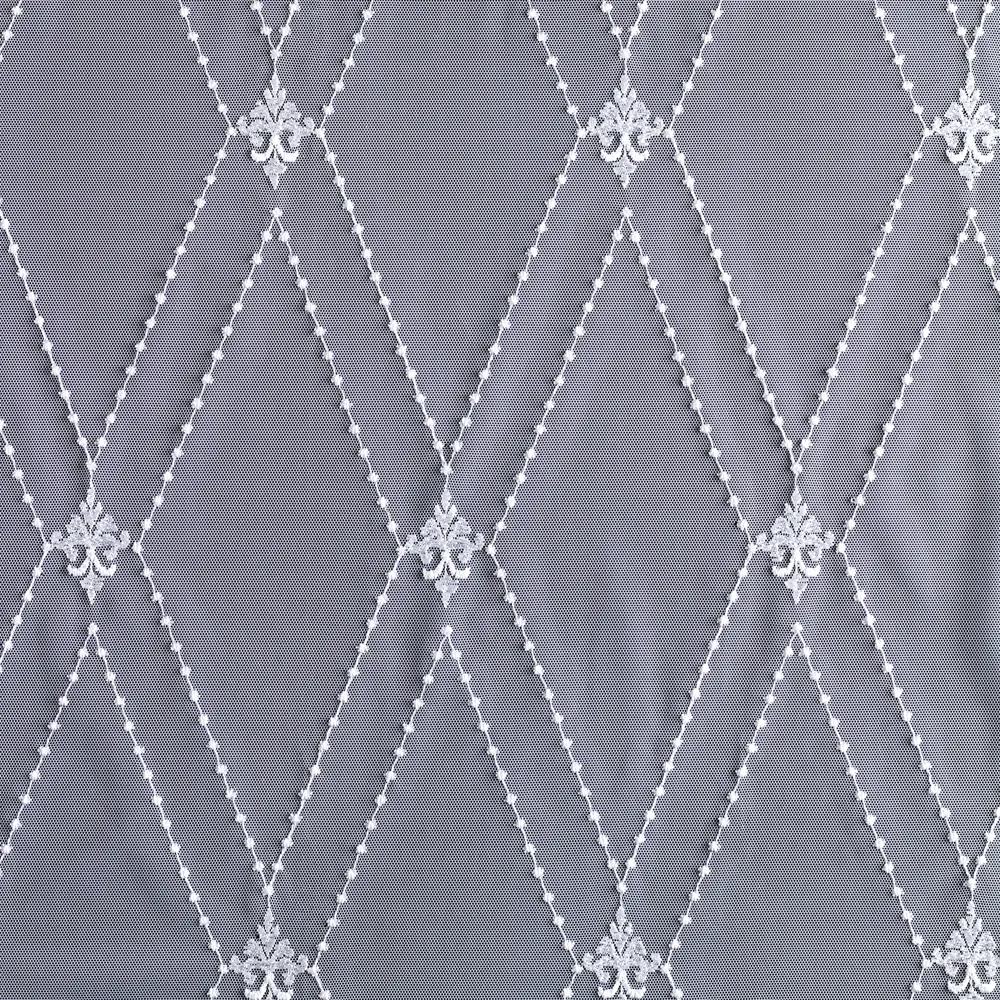 AMAZON Тюль орнаментальный белый - воздушная сетка для элегантных окон 89405530 STLM-1563529 - Вид №3