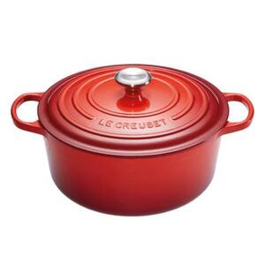 Кастрюля чугунная Le Creuset, Ø22 см, вишневая