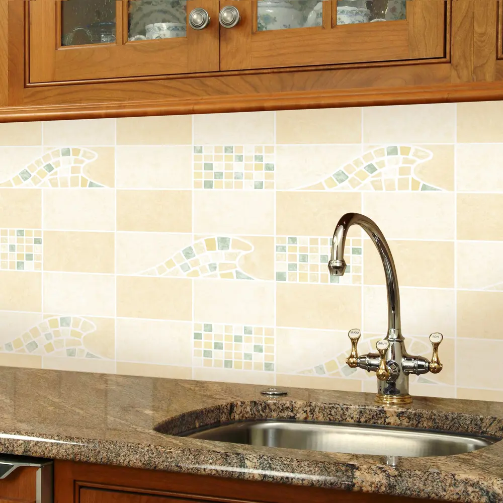 Обои виниловые Erismann Ceramica бежевые 0.53 м 1484-4 15484888 STLM-2124651 - Вид №4