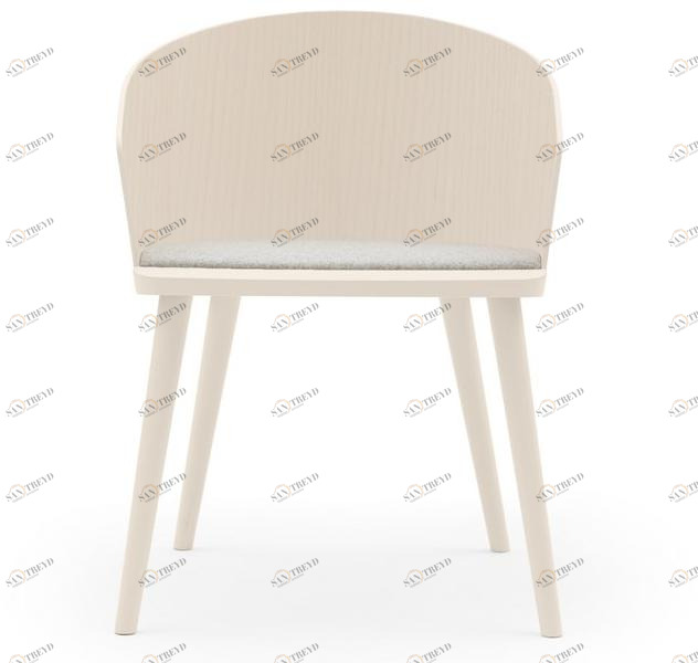 Billiani Кресло из ясеня с мягким сиденьем Fitt hug 045