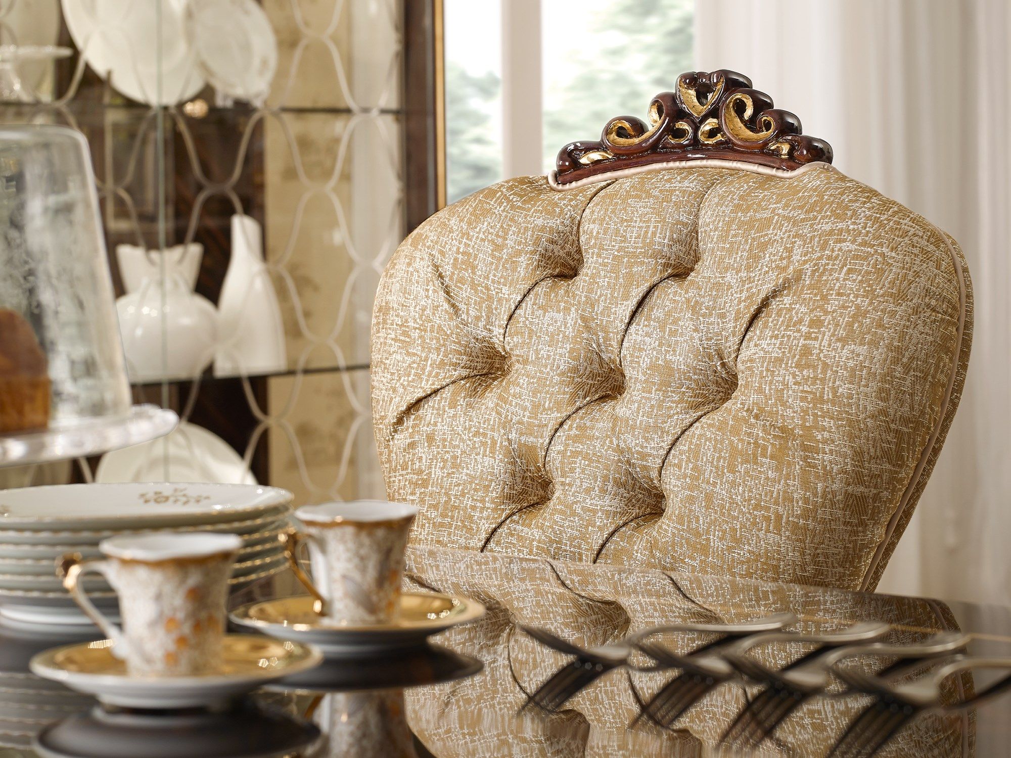 Тканевый стул capitonné A.R. Arredamenti Ricasoli ARCH-00090355 - Вид №3