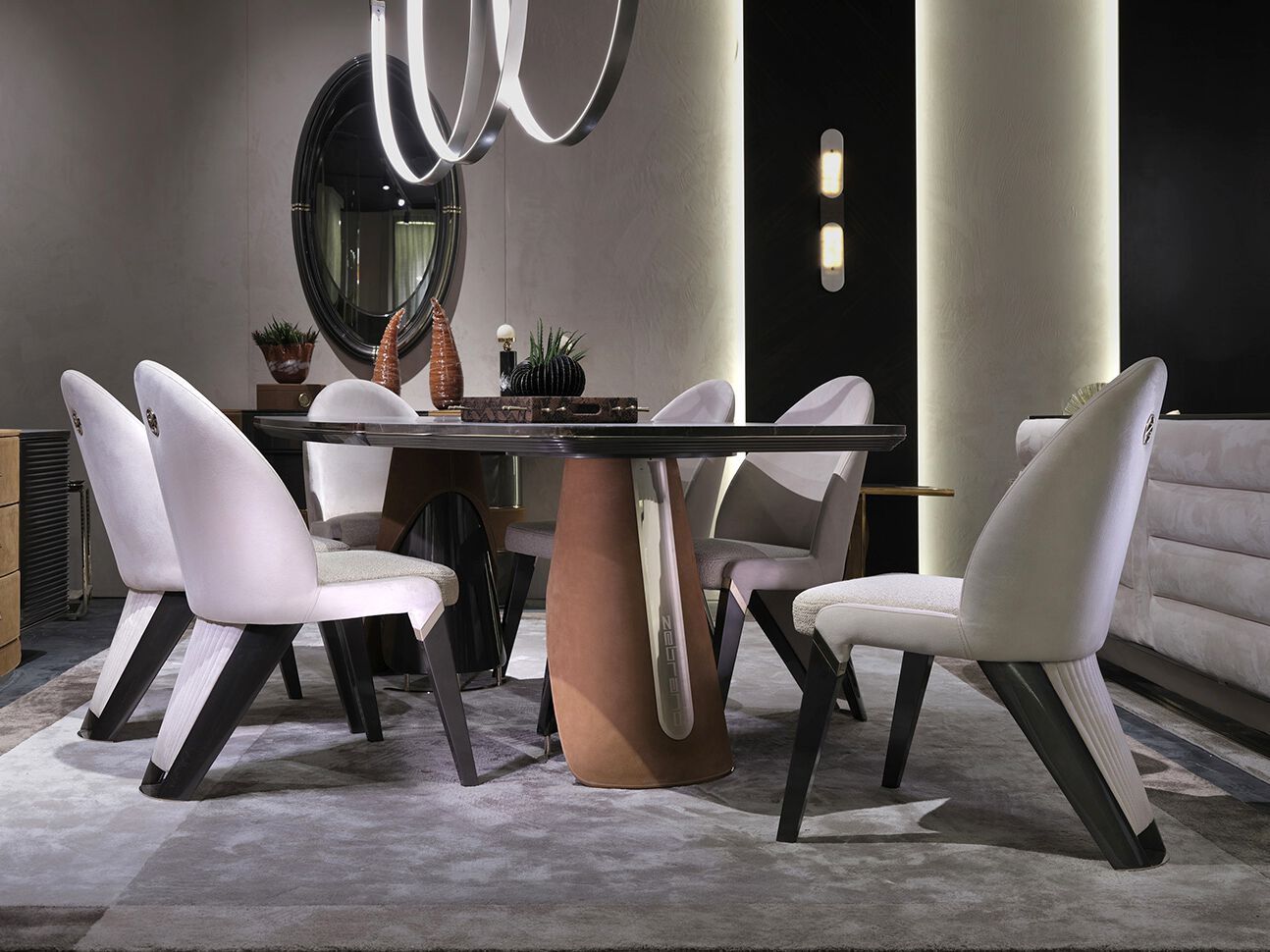 Прямоугольный обеденный стол Zebrano Niks ARCH-00103826 - Вид №6