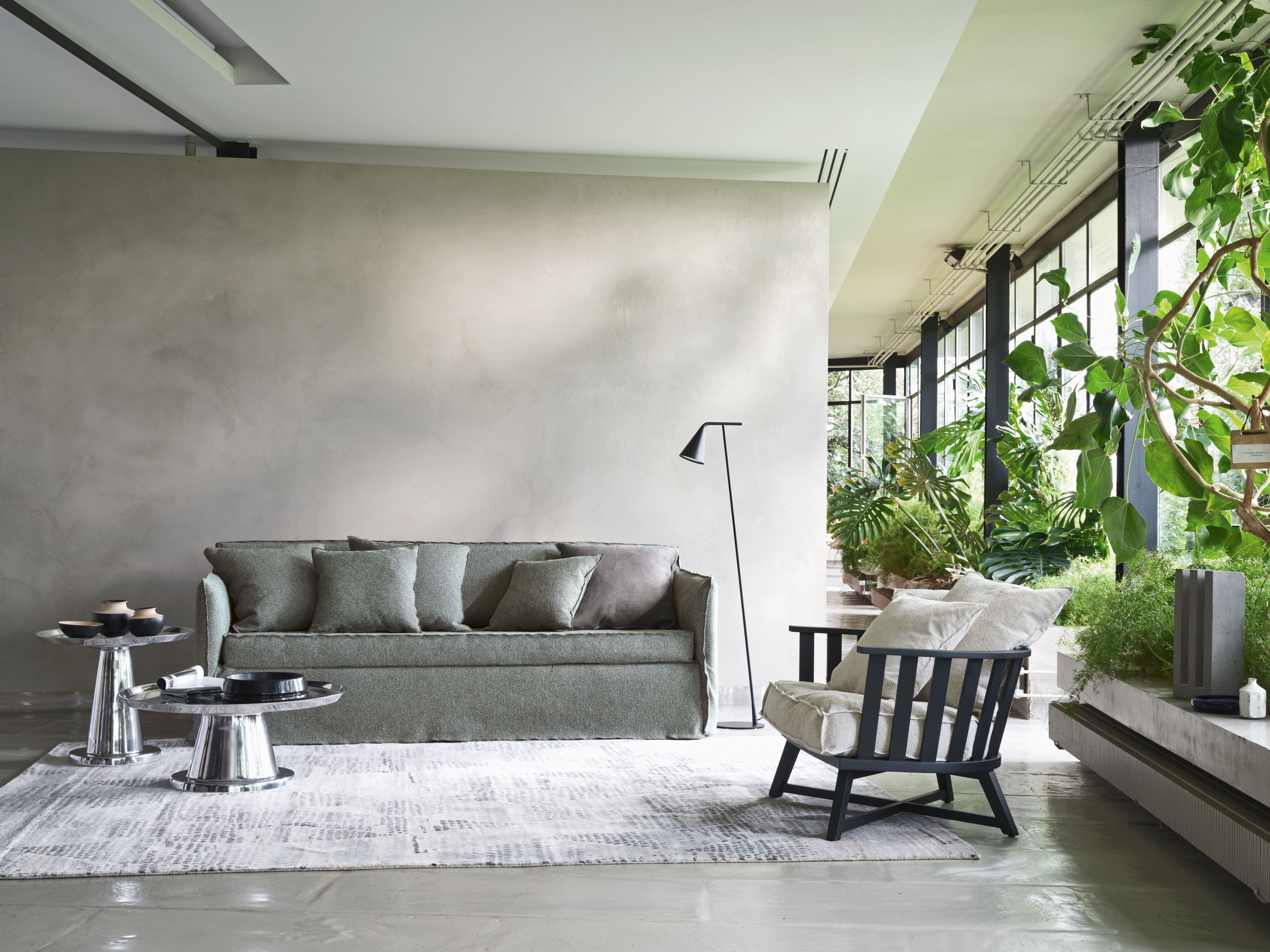 Раскладной диван-кровать из ткани Gervasoni Ghost ARCH-00073596 - Вид №1