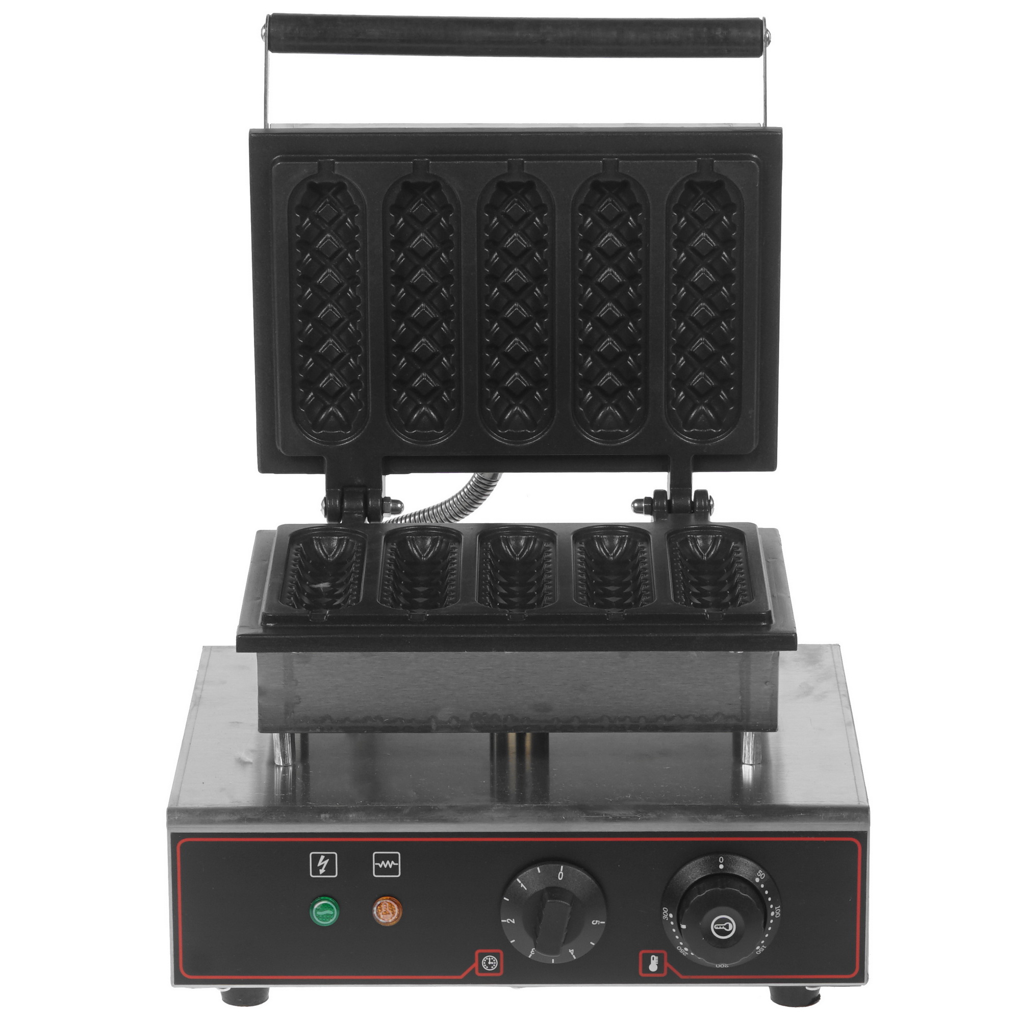 8107570 Вафельница GASTRORAG ZU-EG-5BE серебристый STDN-0143822 - Вид №1